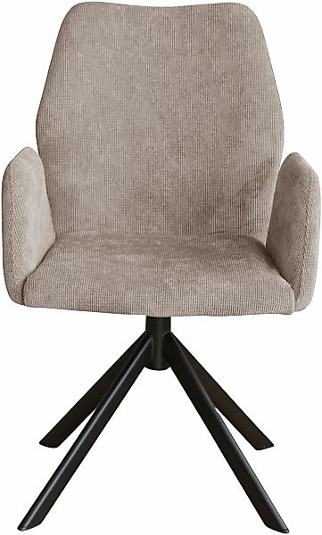 Home affaire Armlehnstuhl "Hacienda" (Set) 2 Stk. Cord moderner Cord Bezug günstig online kaufen