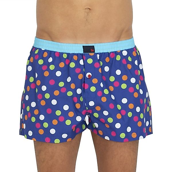 Unabux Boxershorts Blau mit Motiv günstig online kaufen