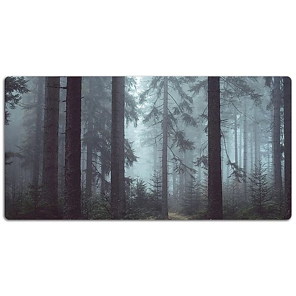 Tulup Schreibtischunterlage Nebelwald Schreibtischmatte 100x50 cm Grau Schr günstig online kaufen