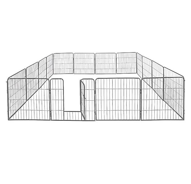 Petigi Freigehege Tierlaufstall Welpenauslauf Freilauf Gehege Welpenzaun Au günstig online kaufen