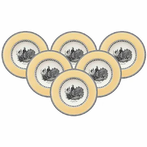Villeroy & Boch Suppenteller »Suppenteller Audun Chasse ø 24,2 cm 6er Set w günstig online kaufen