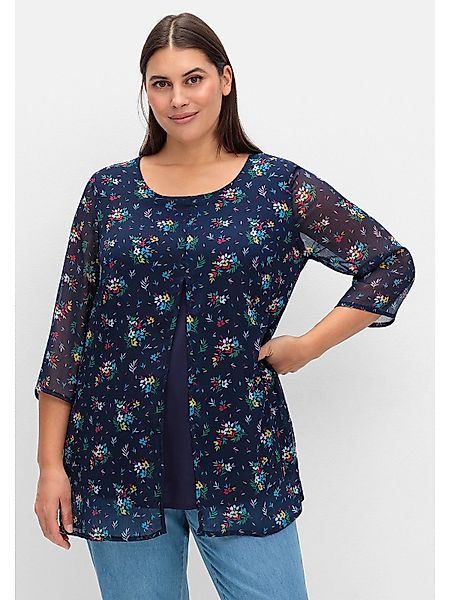 Sheego Longtunika Große Größen im Lagenlook, günstig online kaufen