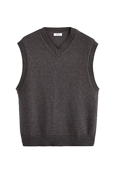 Next V-Ausschnitt-Pullover Lockerer Pollunder mit V-Ausschnitt günstig online kaufen