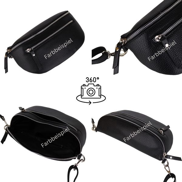 MIRROSI Bauchtasche Damen, Echtleder, Leder, Made günstig online kaufen