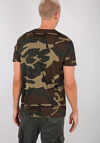 Alpha Industries T-Shirt "ALPHA INDUSTRIES Men - T-Shirts Basic T-Shirt Cam günstig online kaufen