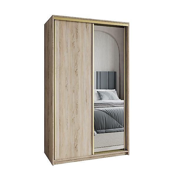 Masseno Schwebetürenschrank TAVI Kleiderschrank mit Spiegel günstig online kaufen