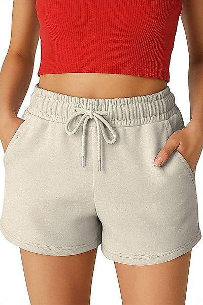 ROSS CAMP Sweatshorts Kurze Hose Damen Shorts Lycra günstig online kaufen