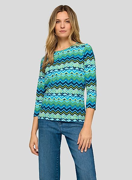 Rabe 3/4-Arm-Shirt mit grafischem Muster günstig online kaufen