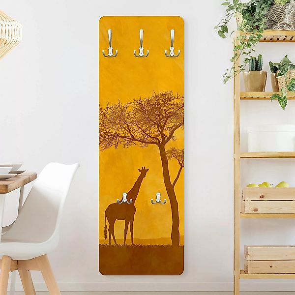 Wandgarderobe Holzpaneel Amazing Kenya günstig online kaufen