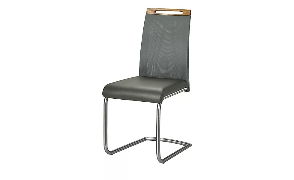 Wohnwert Schwingstuhl  Mero - grau - 43,5 cm - 100 cm - 57,5 cm - Stühle > günstig online kaufen