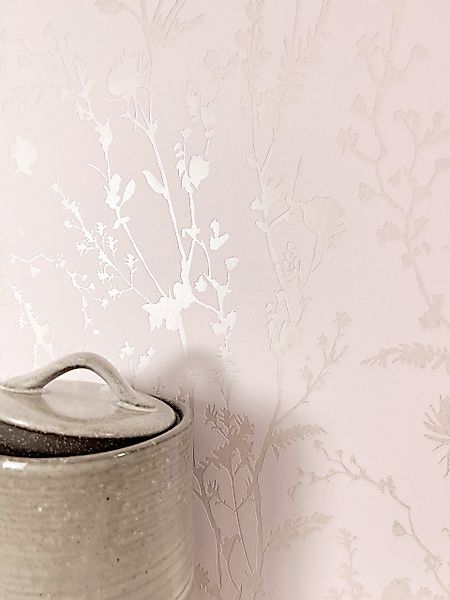 Newroom Vliestapete, Creme Tapete Modern Blumen günstig online kaufen