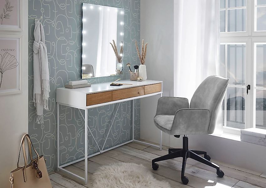 MCA furniture Schreibtischstuhl "O-Ottawa" () Stoffbezug Velvet, Bürostuhl günstig online kaufen