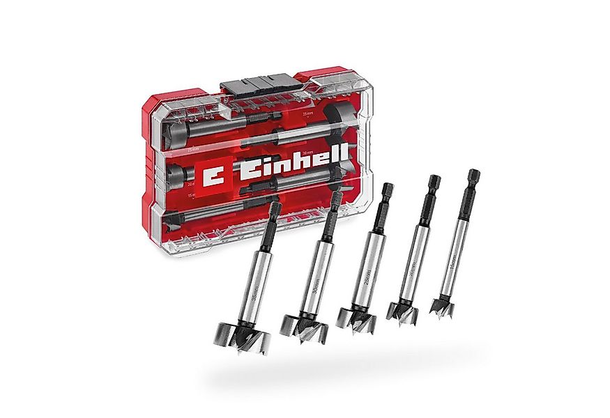 Einhell Forstnerbohrer M-CASE, (Set, 5-tlg., Forstnerbohrer-Set) günstig online kaufen
