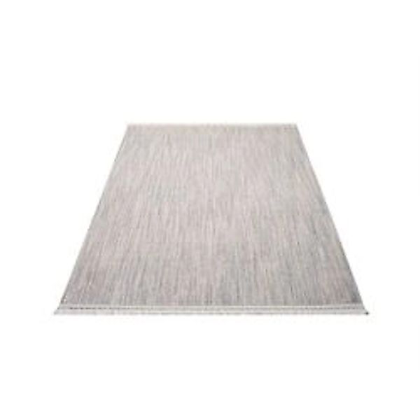 payé Teppich Klassiko 52 Fransen 160x230 cm Grau günstig online kaufen