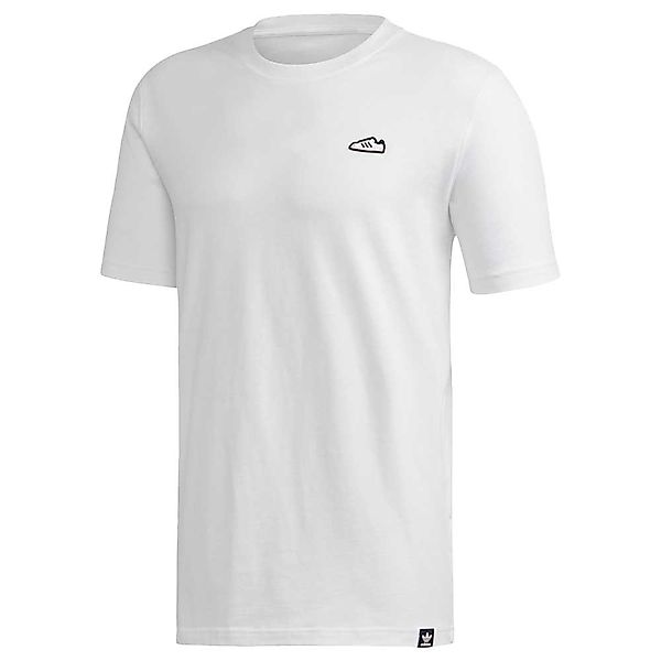 Adidas Originals Sst Embroidered Kurzärmeliges T-shirt XS White günstig online kaufen