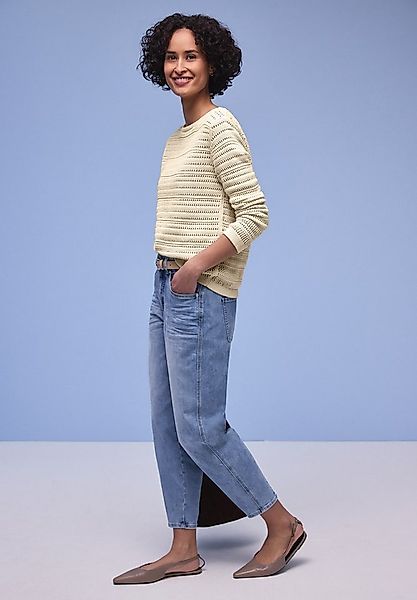 STREET ONE Strickpullover aus reiner Baumwolle günstig online kaufen