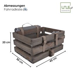 UNUS GARDEN Fahrradkorb Fahrradkiste Picknick Holz günstig online kaufen