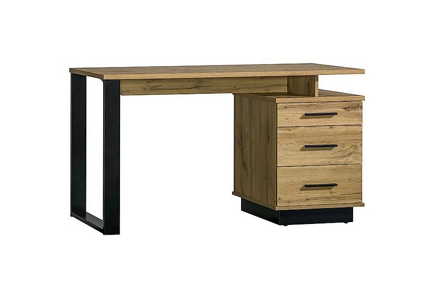 Beautysofa Schreibtisch mit drei Schubladen LAMELO, Modernes Design mit Sch günstig online kaufen