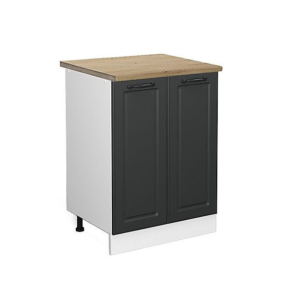 Vicco Unterschrank R-Line, Anthrazit Landhaus/Weiß, 60 günstig online kaufen