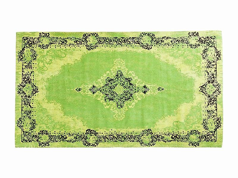 KARE Design Teppiche Teppich Kelim Shock Green 240 x 170 cm (39227) (grün) günstig online kaufen