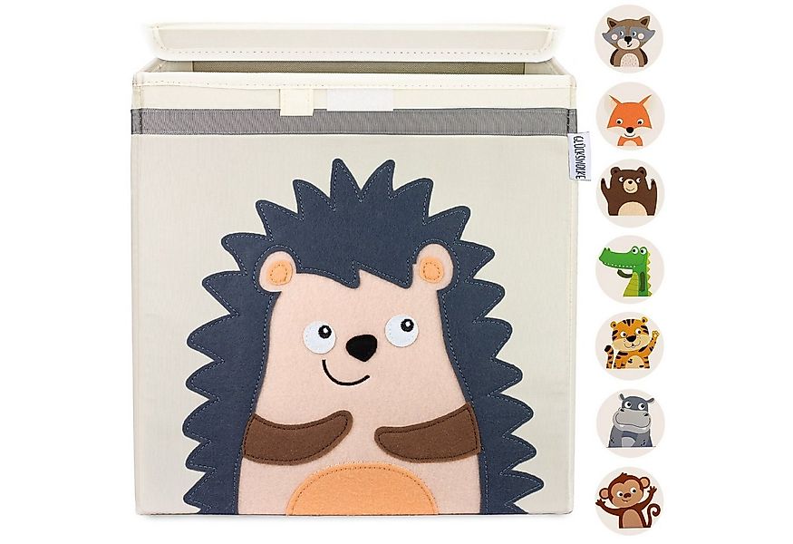 GLÜCKSWOLKE Aufbewahrungsbox Kinder - 15 Motive I Spielzeugkiste mit Deckel günstig online kaufen