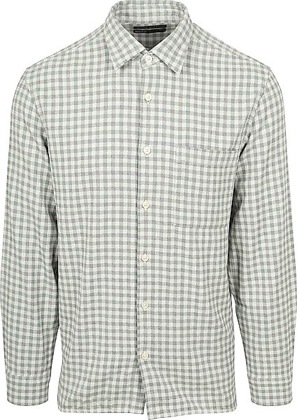 Marc O'Polo Hemd Kariert Grün - Größe L günstig online kaufen