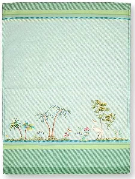 PiP Studio Geschirrtuch Jolie Heron Geschirrtuch Small Green 50x70 cm günstig online kaufen
