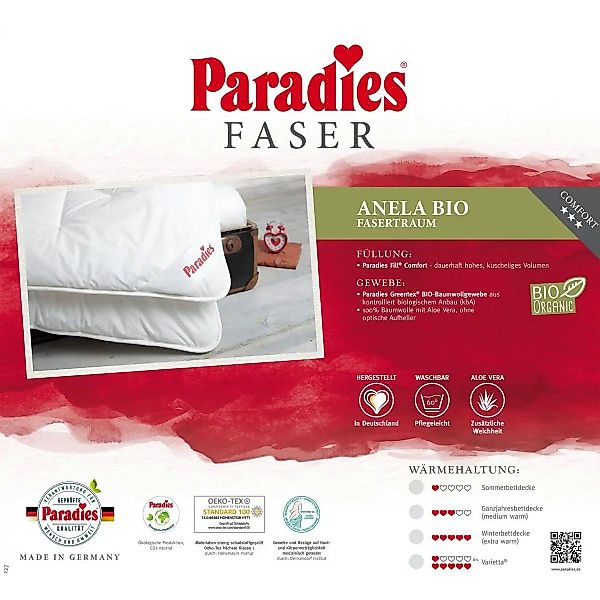 Paradies Babybettdecke Paradies Vierjahreszeitendecke Anela Bio günstig online kaufen