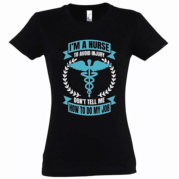 Youth Designz Print-Shirt " I Am A Nurse" Damen Shirt mit trendigem Frontpr günstig online kaufen