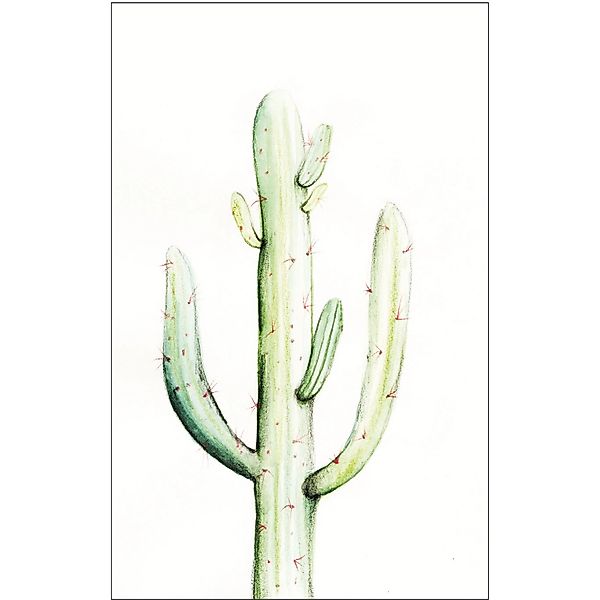 Komar Wandbild Saguaro Watercolor 40 x 50 cm günstig online kaufen