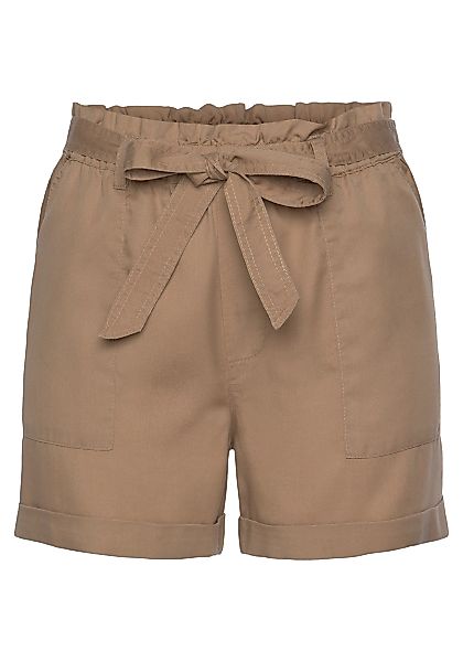 Buffalo Shorts (mit Bindegürtel) im Paperbag-Stil, Gummizugbund, kurze Hose günstig online kaufen