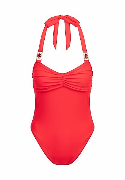 Moda Minx Badeanzug "Amour Rouched", (1 St.), mit tollem Steinbesatz günstig online kaufen