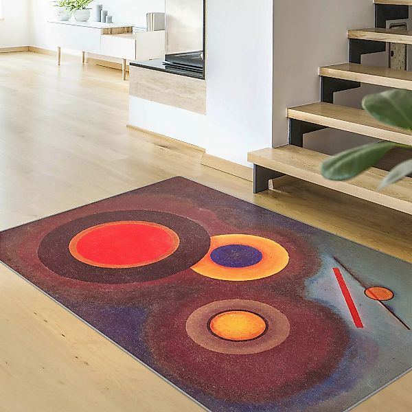 Teppich Wassily Kandinsky - Kreise und Linien günstig online kaufen