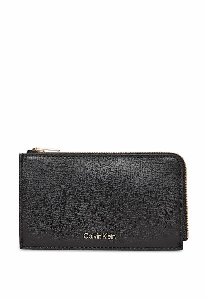 Calvin Klein Kartenetui "FOIL LOGO TOP ZIP CARDCASE", Kreditkartenetui mit günstig online kaufen
