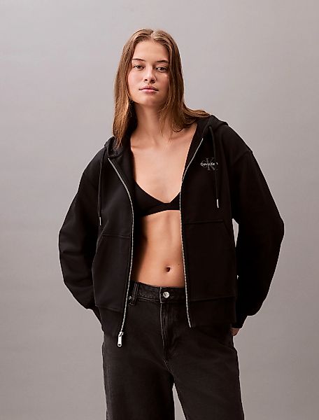 Calvin Klein Jeans Sweatjacke "MNLG FRNCH TRRY FZ B", Mit Rundhalsausschnit günstig online kaufen