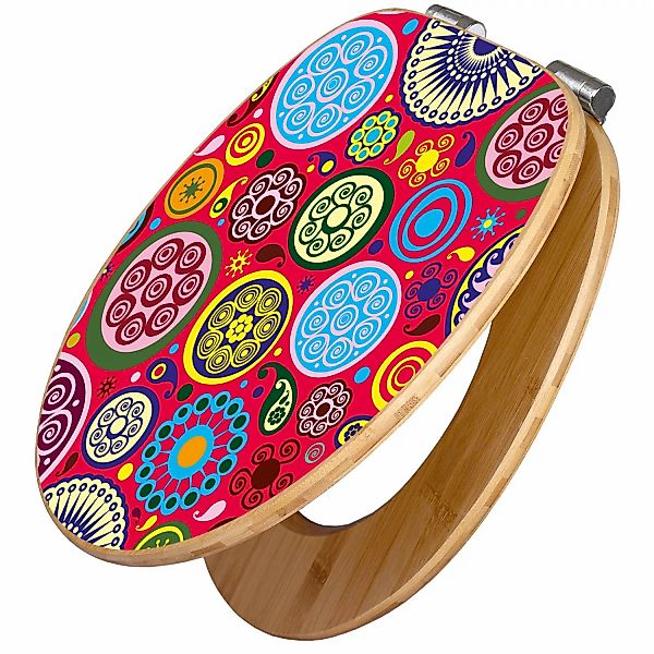 Banjado Design WC Sitz Bambus Holz Toilettendeckel Mit Absenkautomatik Klod günstig online kaufen