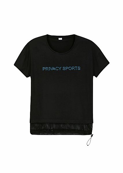 MADELEINE Kurzarmshirt "Shirt Oversize-Shirt im Materialmix" günstig online kaufen