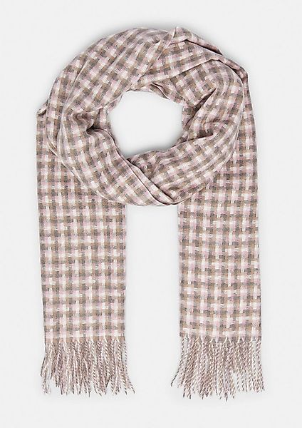 comma Schal Tuch, Karierter Fransen-Schal günstig online kaufen