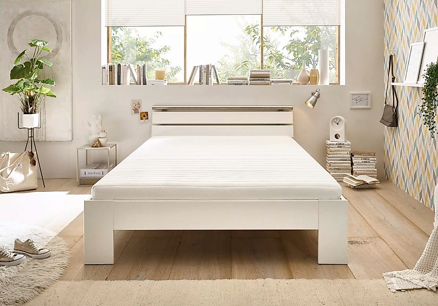 Schlafkontor Futonbett "Nizza", Breite 140 cm, mit XXL Belastbarkeit bis zu günstig online kaufen