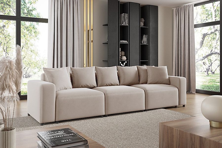 Fun Möbel 3-Sitzer Sofa Designersofa MEGAN günstig online kaufen