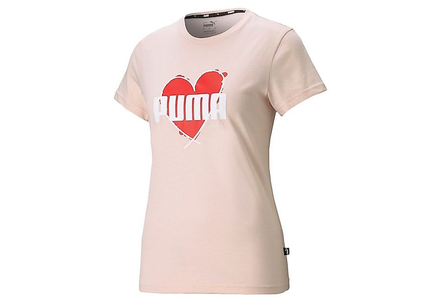 PUMA T-Shirt Puma Damen T-Shirt Heart Tee 587897 günstig online kaufen