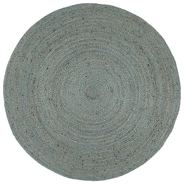 vidaXL Teppich Handgefertigt Jute Rund 240 Cm Oliv 1184029 günstig online kaufen