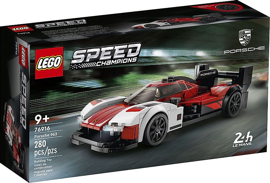 LEGO® LEGO® Speed Champions 76916 Porsche 963 Konstruktionsspielsteine, (28 günstig online kaufen