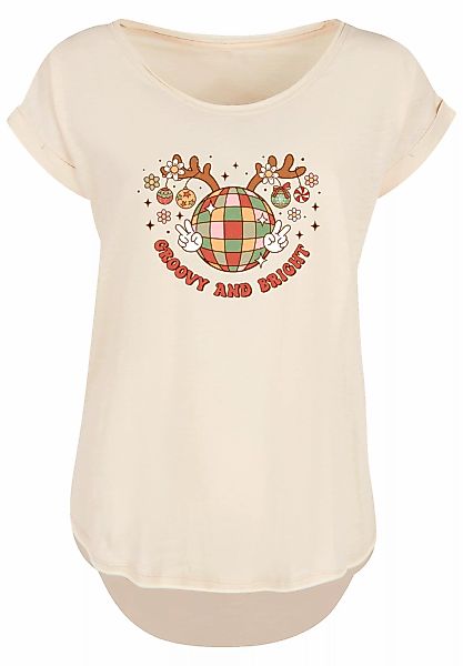 F4NT4STIC T-Shirt "Groovy Weihnachten Disco Deer", Premium Qualität, Weihna günstig online kaufen