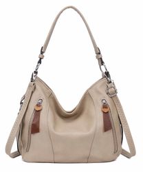 ITALYSHOP24 Schultertasche Damen Tasche Shopper Hobo-Bag günstig online kaufen
