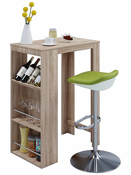VCM Bartisch "Holz Bartisch Tresen Stehtisch Bistrotisch Oktola" 1 Stk. tlg günstig online kaufen