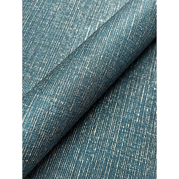 Newroom Vliestapete Ashanti Blue Uni Leicht Glänzend Uni FSC® günstig online kaufen