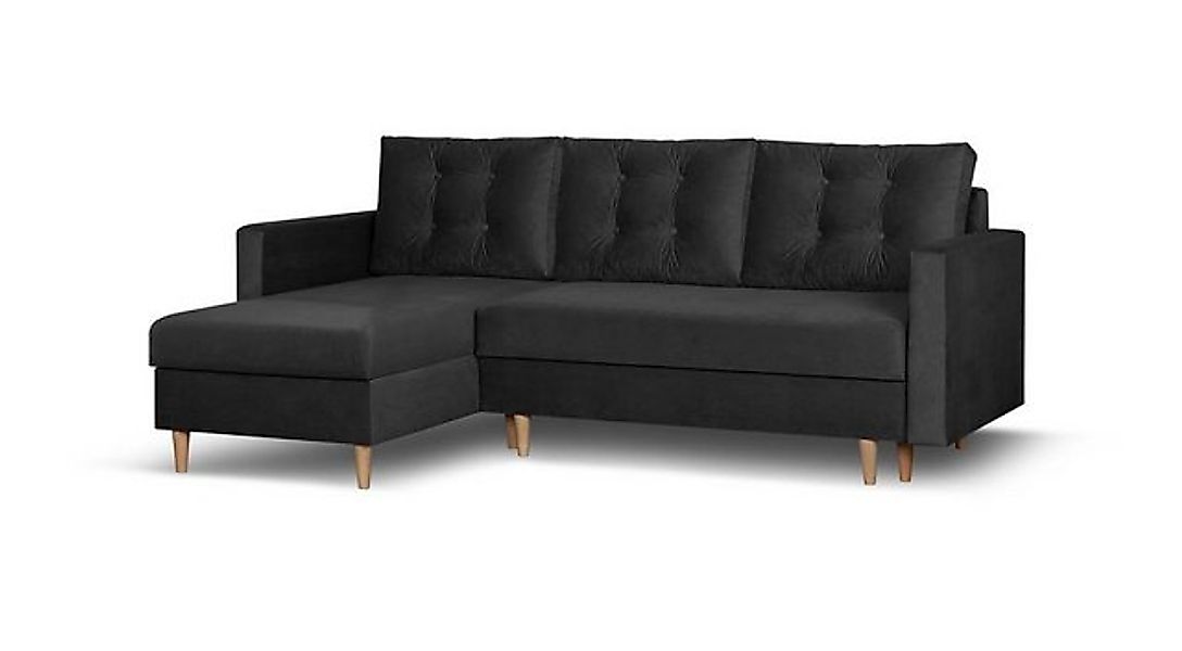 Beautysofa Ecksofa mit Schlaffunktion Sigurd L, Klassisches Design, Skandin günstig online kaufen