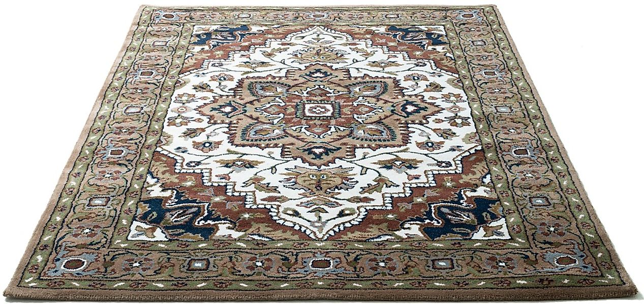 my home Wollteppich "Aman" rechteckig 14 mm Höhe reine Wolle, Orient-Optik, günstig online kaufen