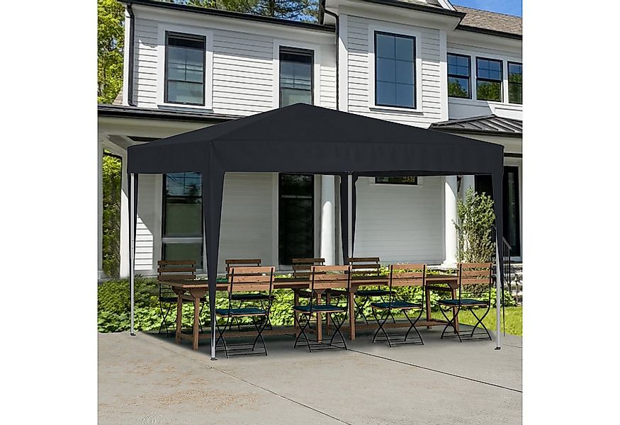 GIHAUVIA Faltpavillon 3x3m höhenverstellbar, UV50+ wasserdicht, 4 Sandsäcke günstig online kaufen